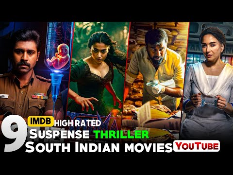 Top 9 Best South indian Psycho thriller movies in hindi 2025| investigation thriller movies
