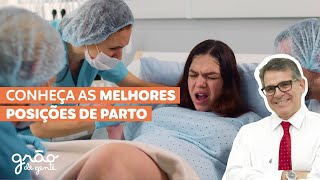 CONHEÇA AS MELHORES POSIÇÕES DE PARTO! 😱
