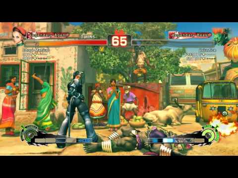 SSF4 AE: Otogi-Matsuri (Cammy) vs jisjustice (Blanka) - Match 2