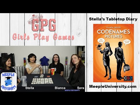 Codenames Pictures Board Game Playthrough– Girls Play Games (2 vs 2 - so much responsibility :O)