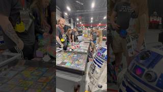 Met a celebrity while vending this past weekend 🤯 #pokemon #starwars #r2d2 #thepokejoe #infintycon