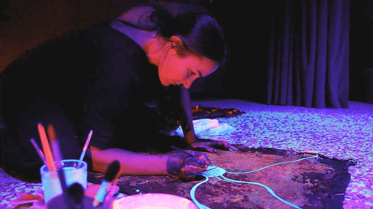 Sarah Valente Paints a Glowing Fresco