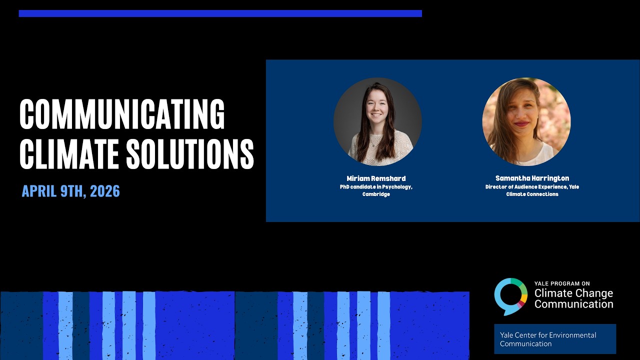 Communicating Climate Solutions