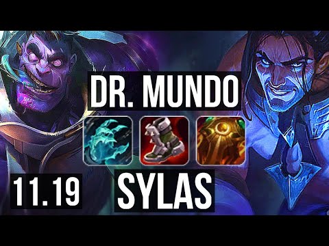 DR. MUNDO vs SYLAS (TOP) | 8/0/7, Legendary | BR Diamond | v11.19