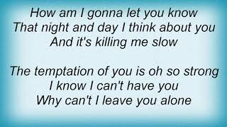 Susan Tedeschi - Can&#39;t Leave You Alone Lyrics