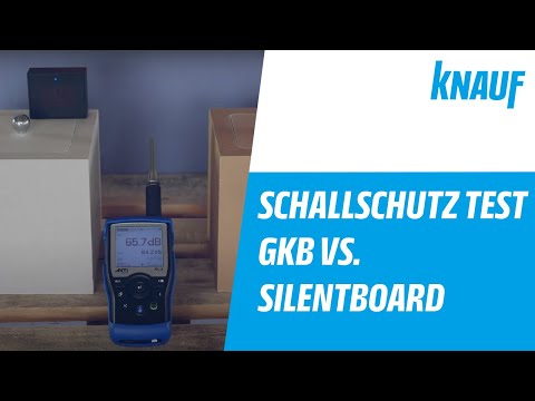 Schallschutz Test – GKB versus Silentboard