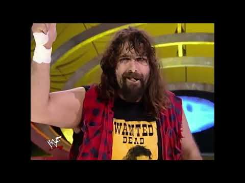 The Rock & Cactus Jack vs New Age Outlaws (Billy Gunn & The Road Dogg). WWE Smackdown. Feb. 10, 2000