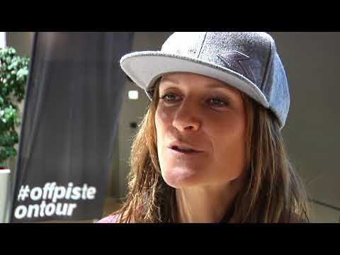 Freeride-Weltmeisterin Lorraine Huber hat ihren Film über den Arlberg in München vorgestellt