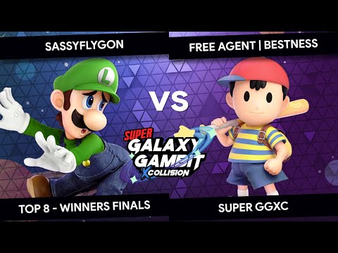 Super GGxC - SassyFlygon (Luigi) vs BestNess (Ness, Piranha Plant) - Top 8 - Winners Finals
