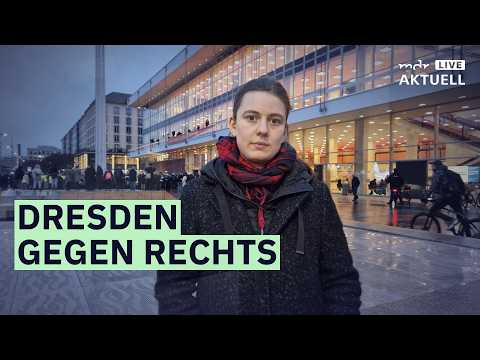 Menschenkette und Gedenken in Dresden zum Bombenangriff 1945 | MDR AKTUELL live