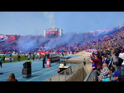 "Recibimiento "LOS DE ABAJO" (superclásico)" Barra: Los de Abajo • Club: Universidad de Chile - La U