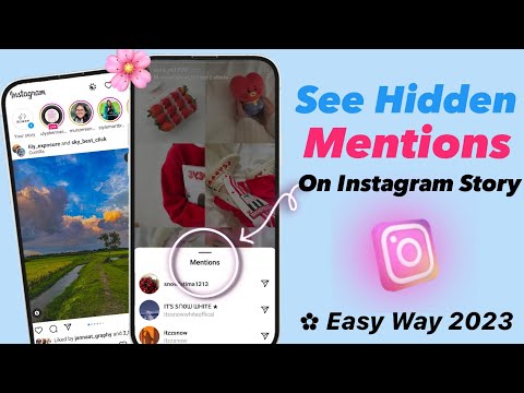 How To See Hidden Mentions On Instagram Story 2023 | Hidden Mention Instagram Story | its Snow00