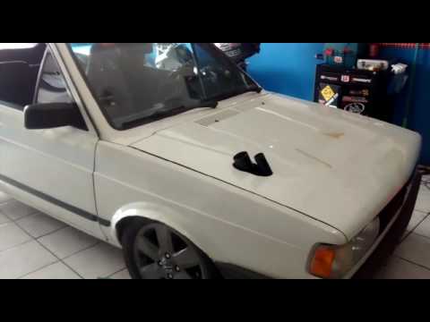 Gol Quadrado de Arrancada Soltando Fogo pelo Escape!