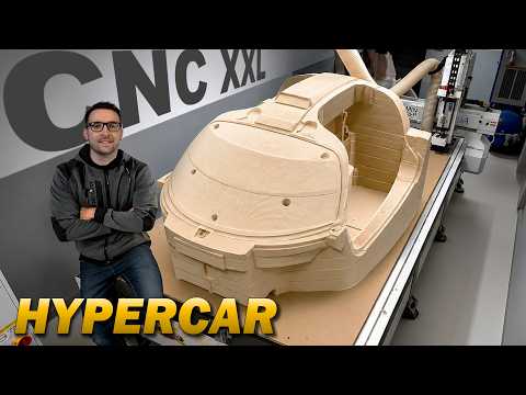 Fabrication de la MONOCOQUE CARBONE de l'HYPERCAR : usinage master