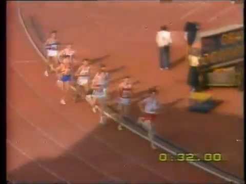 José Luis González vs. Steve Cram, Praga 27-6-1987