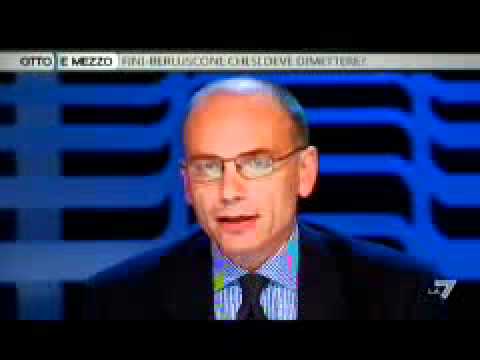 27/01/2011 Enrico Letta a Otto e mezzo.ASF