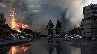 Vecinos de Kiev se refugian bajo tierra durante ataques nocturnos rusos