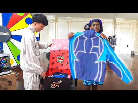 Surprising Kai Cenat With My NEW Clothing Brand!