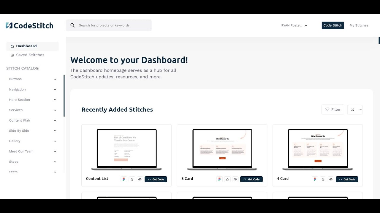 CodeStitch Overview: An HTML and CSS Only Component Library - No Frameworks!