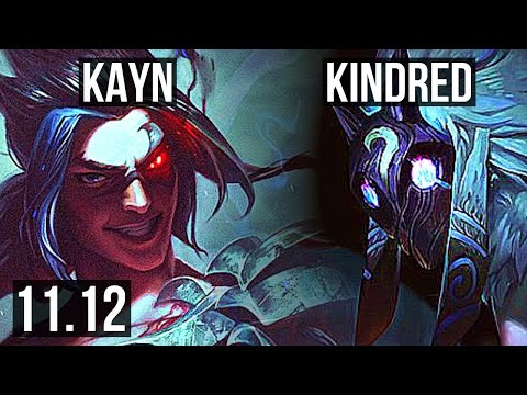 KAYN vs KINDRED (JUNGLE) | 7/0/5, 2.0M mastery, 800+ games, Godlike | NA Grandmaster | v11.12