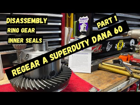 HOW TO REGEAR A SUPERDUTY DANA 60 (part 1) - Project Maple Leaf Jeep Build (no. 11)