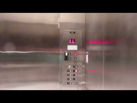 Giant Long Hydraulic Elevator At WU Rudolph Hall (With STL Elevators)