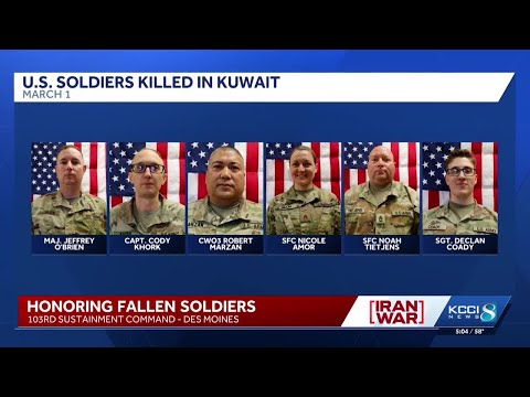 ‘It hurts’: Iowa veterans mourn soldiers from Des Moines unit killed in Kuwait attack
