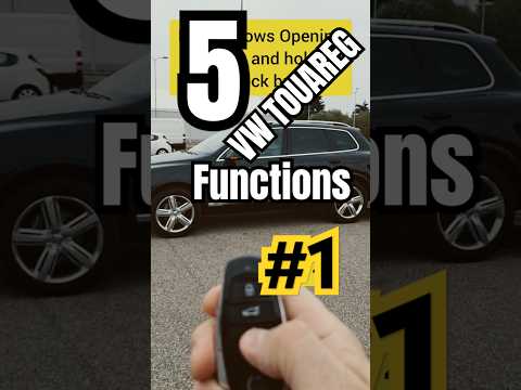 5 Useful VW Touareg Features #part1