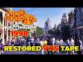 MAGIC KINGDOM 1998 RARE Disney World Footage Restored VHS Vacation Tape HD 60FPS