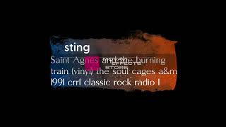 sting Saint Agnes and the burning train (vinyl) the soul cages a&amp;m 1991 crr1