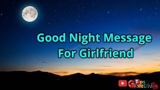 Good Night Message || Good Night Love Message For Girlfriend