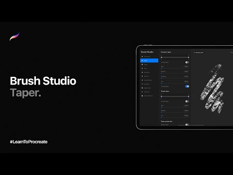 Procreate Brush Studio: Taper