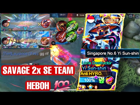 TRIO MID, KITA BIKIN SETEAM HEBOH😧, SAVAGE 2x SUPREME YSS