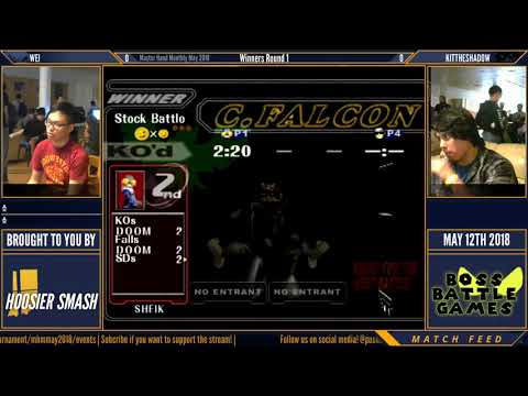 MHM:5/18 [Melee] - WEI (Sheik) vs KITTHESHADOW (Captain Falcon) - Winners Round 1