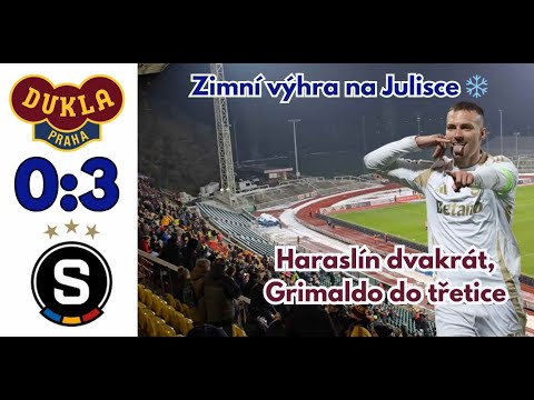 Dukla Prag – AC Sparta Prag 0:3 | Haraslín zweimal, Grimaldo dreimal