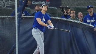 🌕 「月まで打った！」大谷翔平、150メートル弾で再び世界を震撼させる！ワールドシリーズ第6戦へ向けた魂のフリー打撃🔥