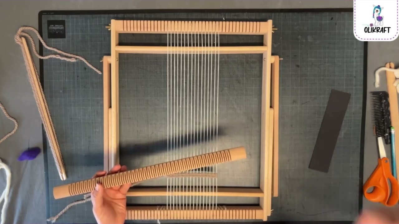 Weaving 101: 1/3 Beginner Series with Olikraft—Warping and Plain Weave
