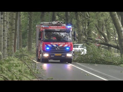 [Storm POLY] [Code Rood ] Brandweer velsen en Haarlem naar stormschade in Velserbroek