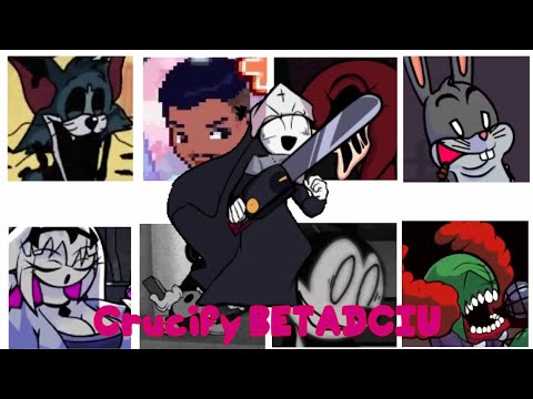 FNF Crucify But Every Turn A Different Character Sing It (FNF Crucify BETADCIU)