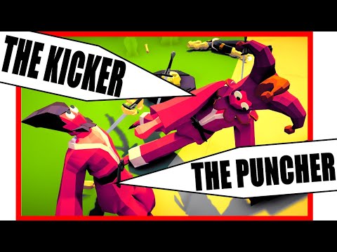 TABS | Dream Team! The Kicker & The Puncher vs Every Unit - TABS MODS GAMEPLAY