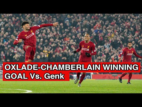 Alex Oxlade-Chamberlain's Winning Goal!! (53') Liverpool 2-1 Genk . UEFA Champions League
