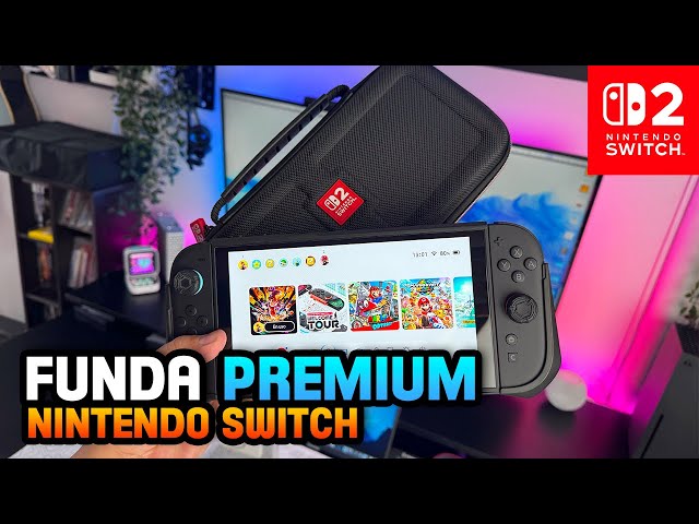Vídeo relacionado con ivoler Funda para Nintendo Switch 2, Funda Protectora Dura de Lujo para Interruptor portátil, Funda Protectora para la Consola Nintendo Switch 2, y Otros Accesorios Contiene 20 Cartuchos de Juego