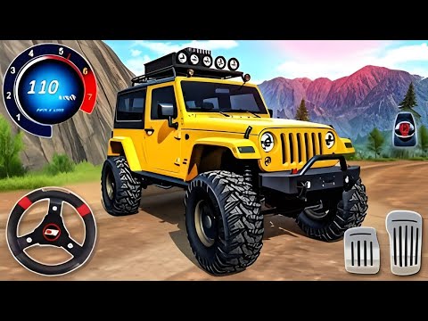 4x4 Offroad Jeep Driving Simulator 3D - Drive SUV 4x4 Jeep Offroad Game - Android GamePlay 