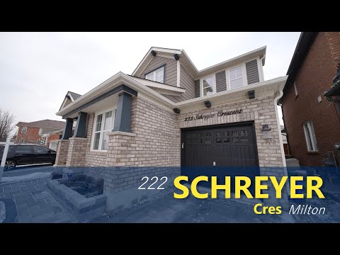 Home for Sale | 222 Schreyer Crescent | Milton Ontario⁠, Canada