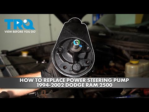 How to Replace Power Steering Pump 1994-2002 Dodge Ram 2500
