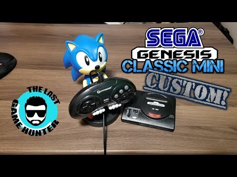 SEGA MINI CLASSIC  ... CUSTOM CONSOLE! ...The Last Game Hunter