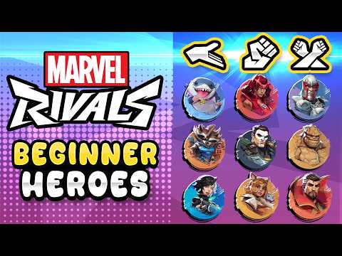 TOP 3 Beginner Heroes for EACH ROLE - Marvel Rivals Guide, Tips, & Tricks!