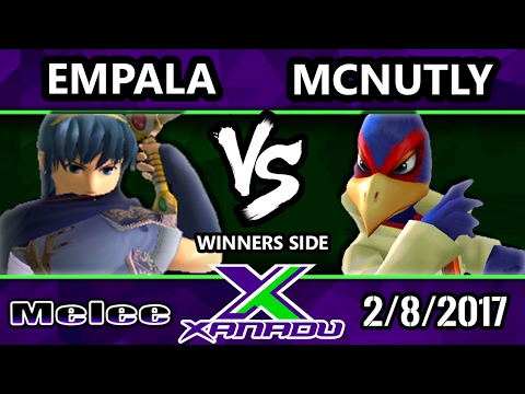 S@X 188 - Empala (Marth) Vs. McNutley (Falco) - SSBM Tournament - Smash Melee