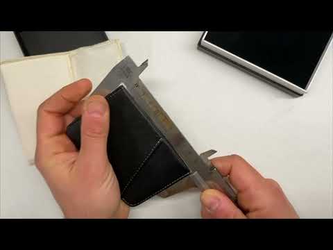 STYLIO Portafoglio Uomo Slim con Porta Carte di Credito, Ben fatto per il prezzo