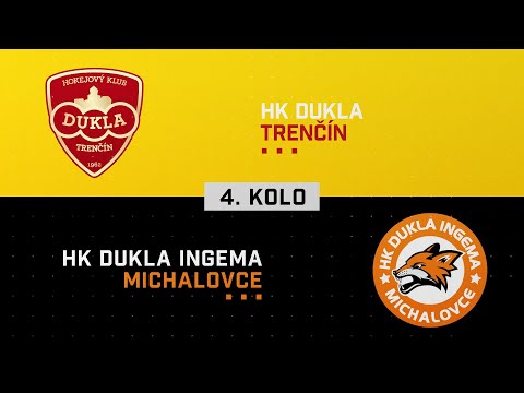 4.kolo Dukla Trenčín - HK Dukla INGEMA Michalovce HIGHLIGHTS